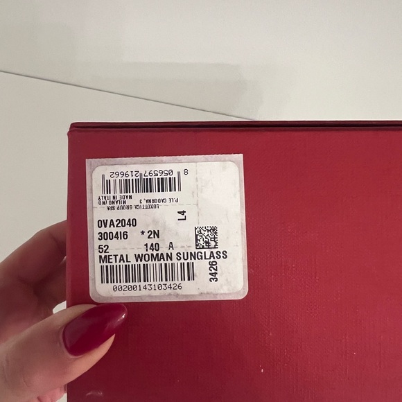 Valentino Gold Metal Sunglasses - Picture 12 of 12